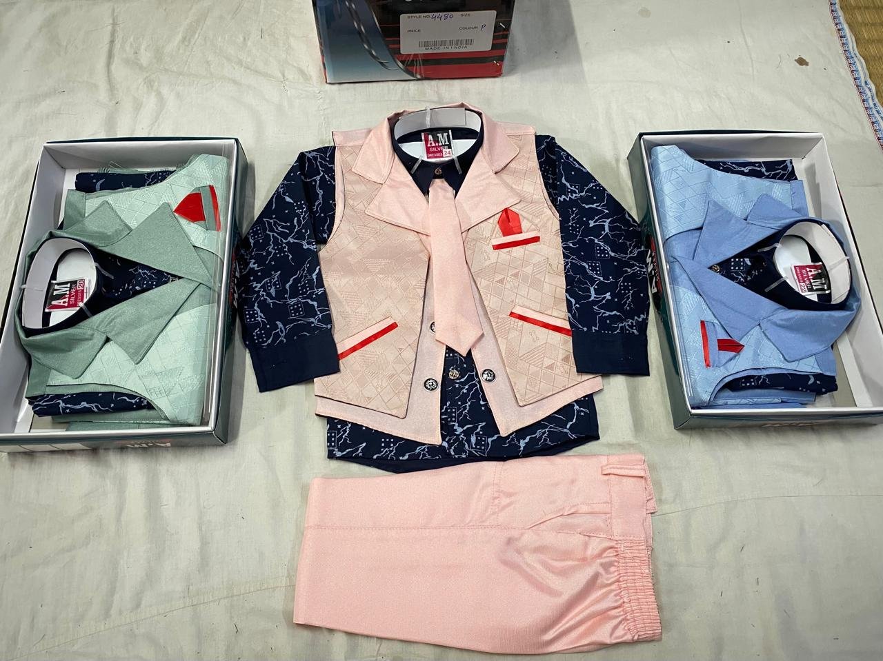 3 Piece Party Wear For Boys 20x30