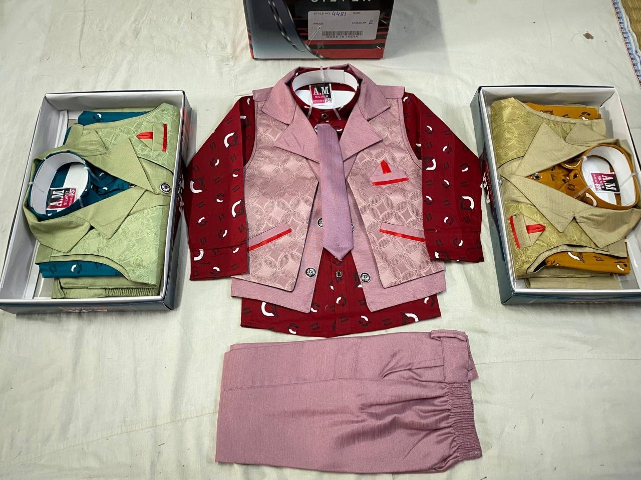 3 Piece Party Wear For Boys 32x34